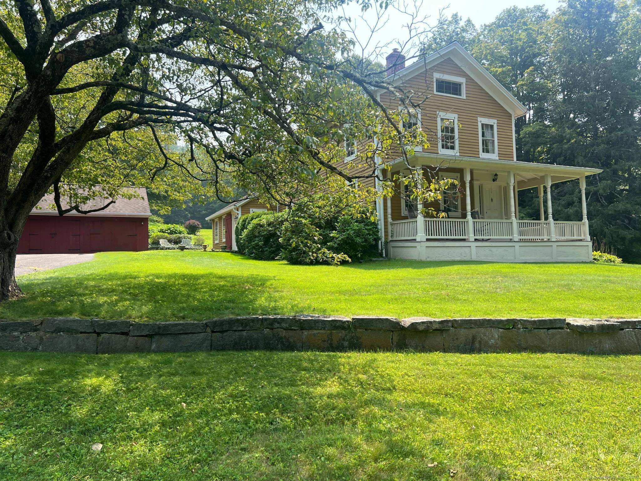 Wonderful Ca 1840's Colonial on 3 acres with wrap around porch.