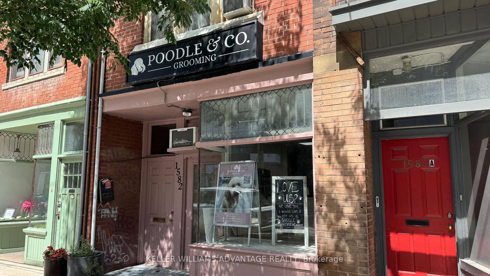 Fantastic opportunity to acquire a fully equipped, turnkey pet grooming business with excellent storefront visibility in the vibrant heart of Leslieville.