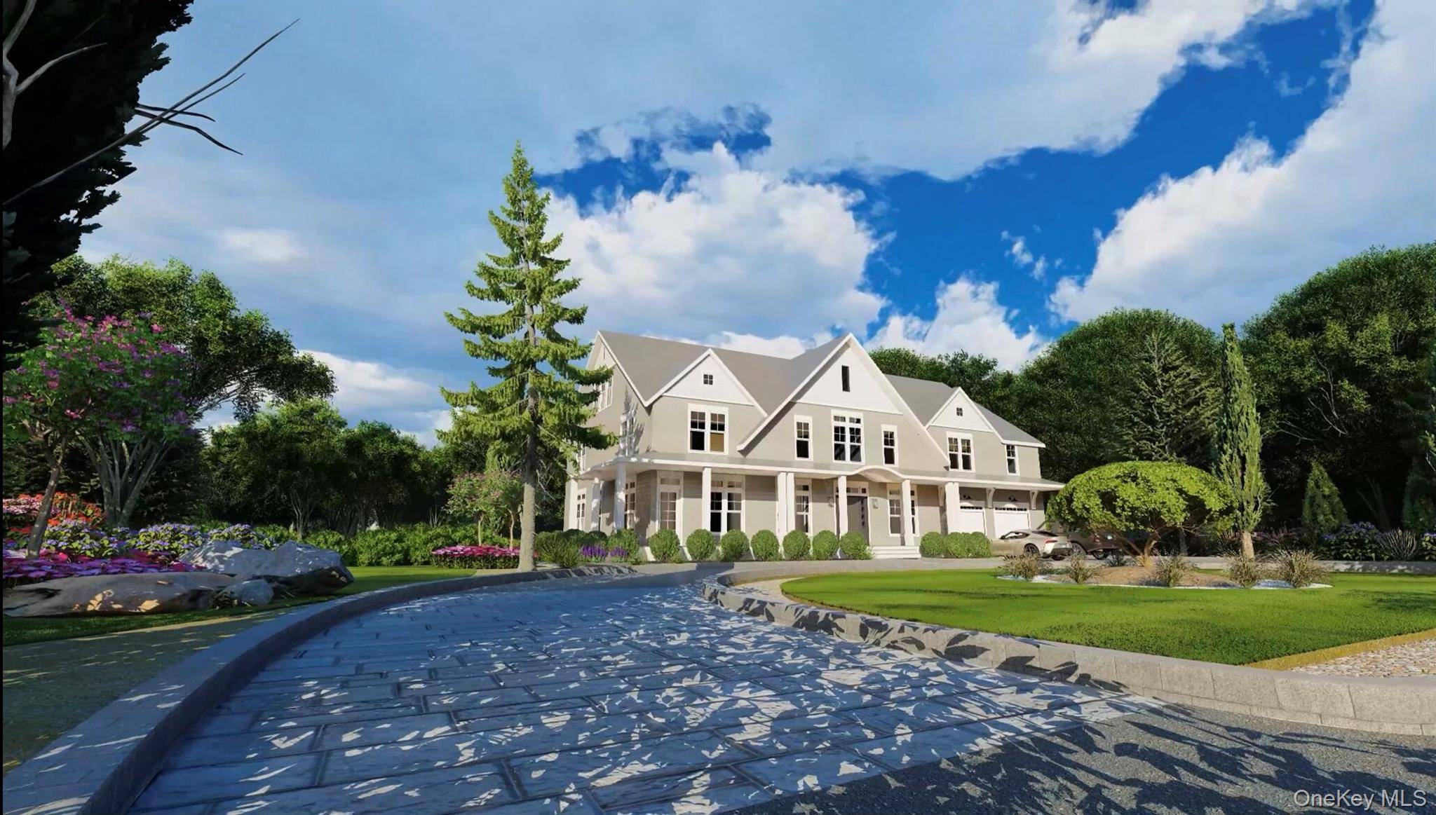 Welcome to 9 Indian Trail, an extraordinary newly constructed five bedroom Contemporary Center Hall Colonial in the highly coveted Sterling Ridge neighborhood.