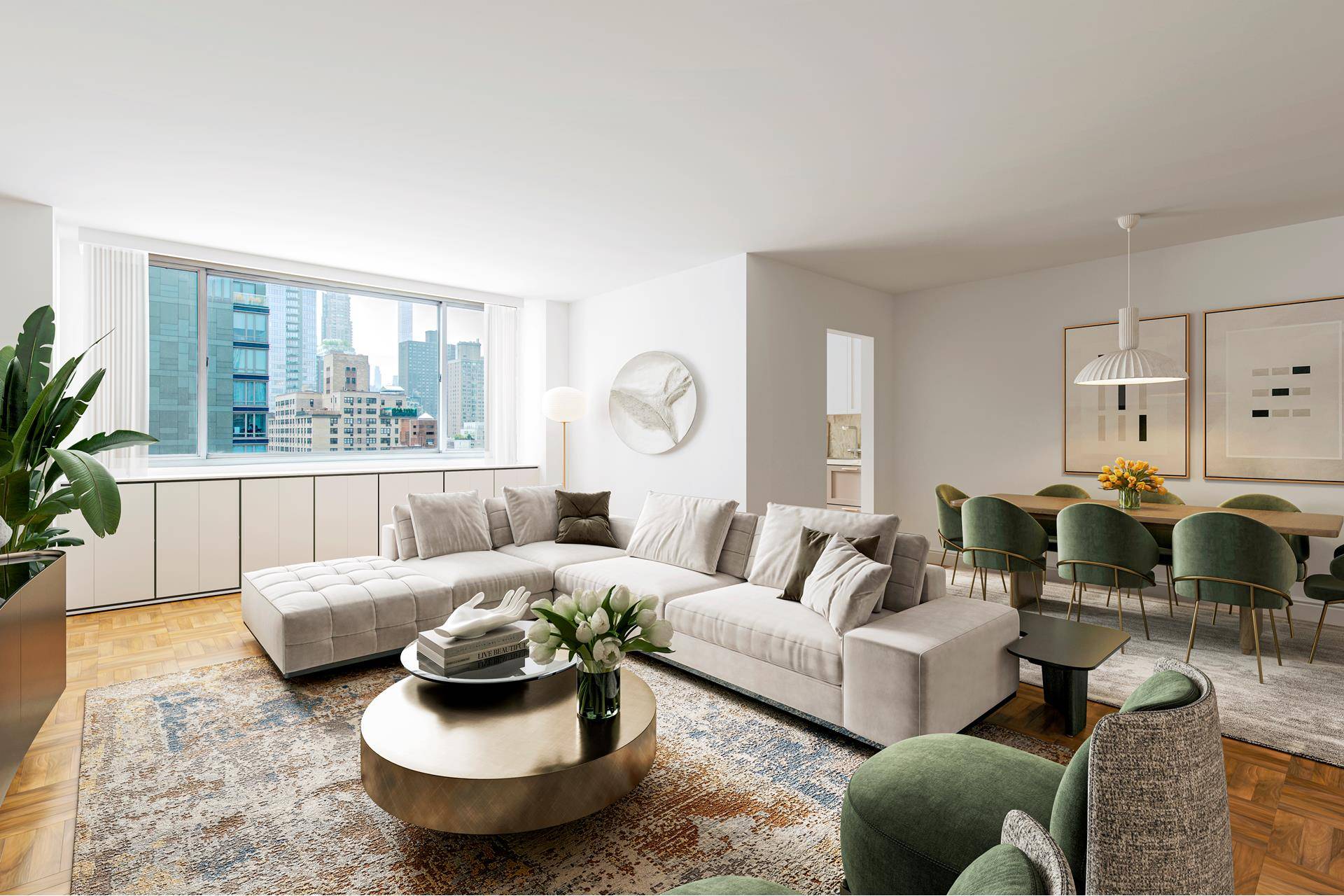 Fantastic Opportunity to Create Your Dream Home Perched on a high floor in a premier Lenox Hill cooperative, this spacious two bedroom, two bath apartment offers an exceptional canvas for ...