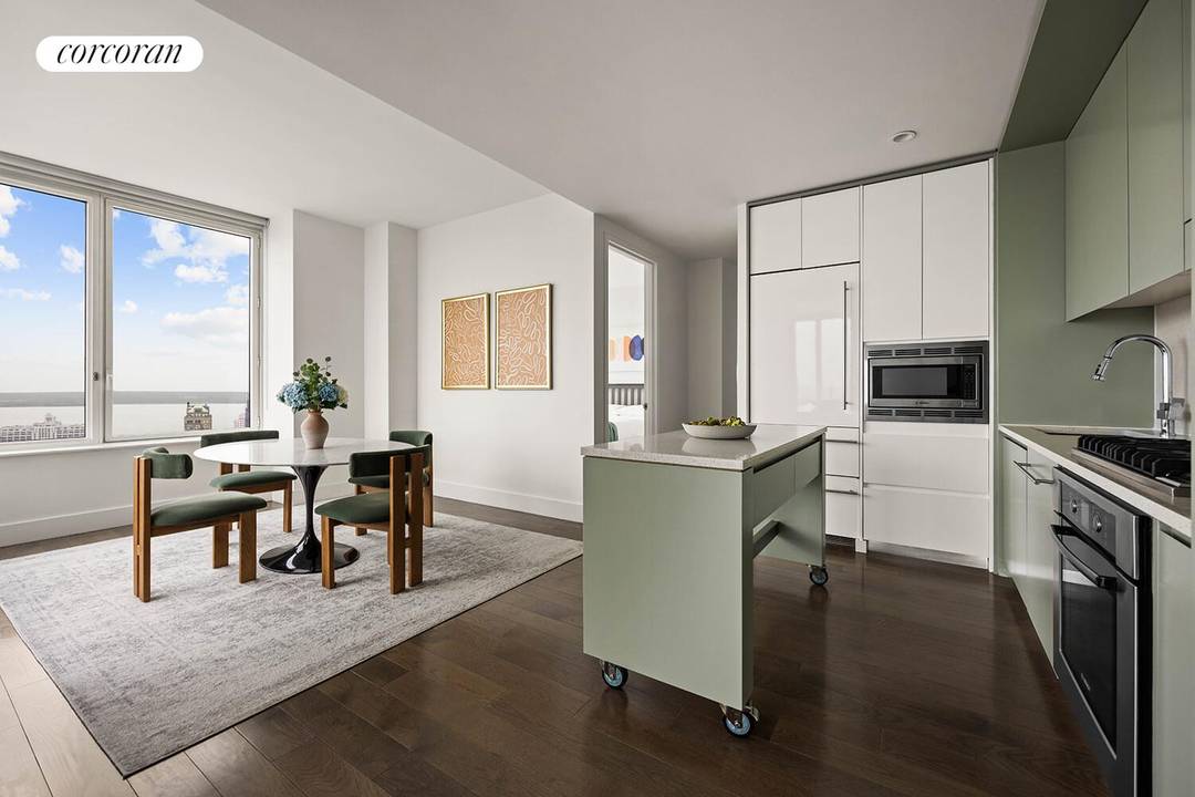 Above It All A Sky High Sanctuary at 388 Bridge Street High above the vibrant heart of Downtown Brooklyn awaits a peaceful, light filled sanctuary an expansive 3 bedroom, 3 ...