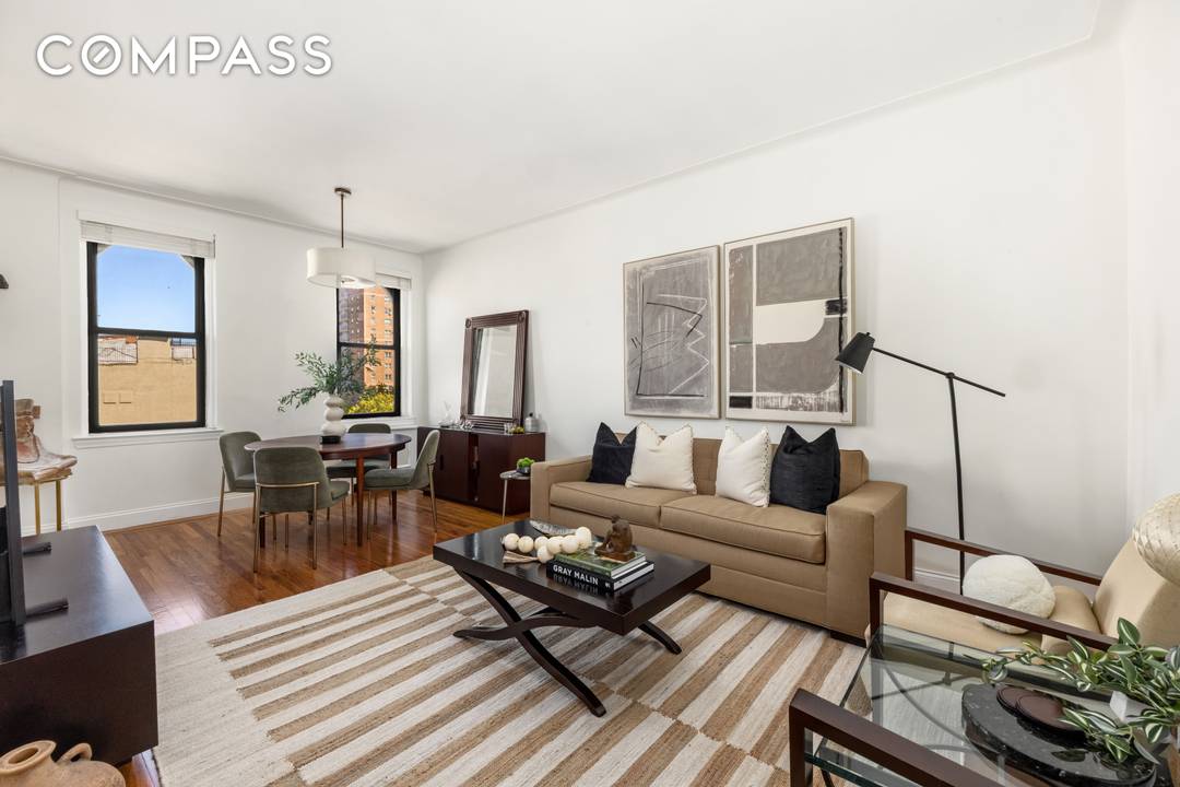Top Floor With Elevator East Village Pre War Charmer with Modern Comforts This one bedroom home, perched atop a boutique, elevator, pre war cooperative building is the epitome of timeless ...