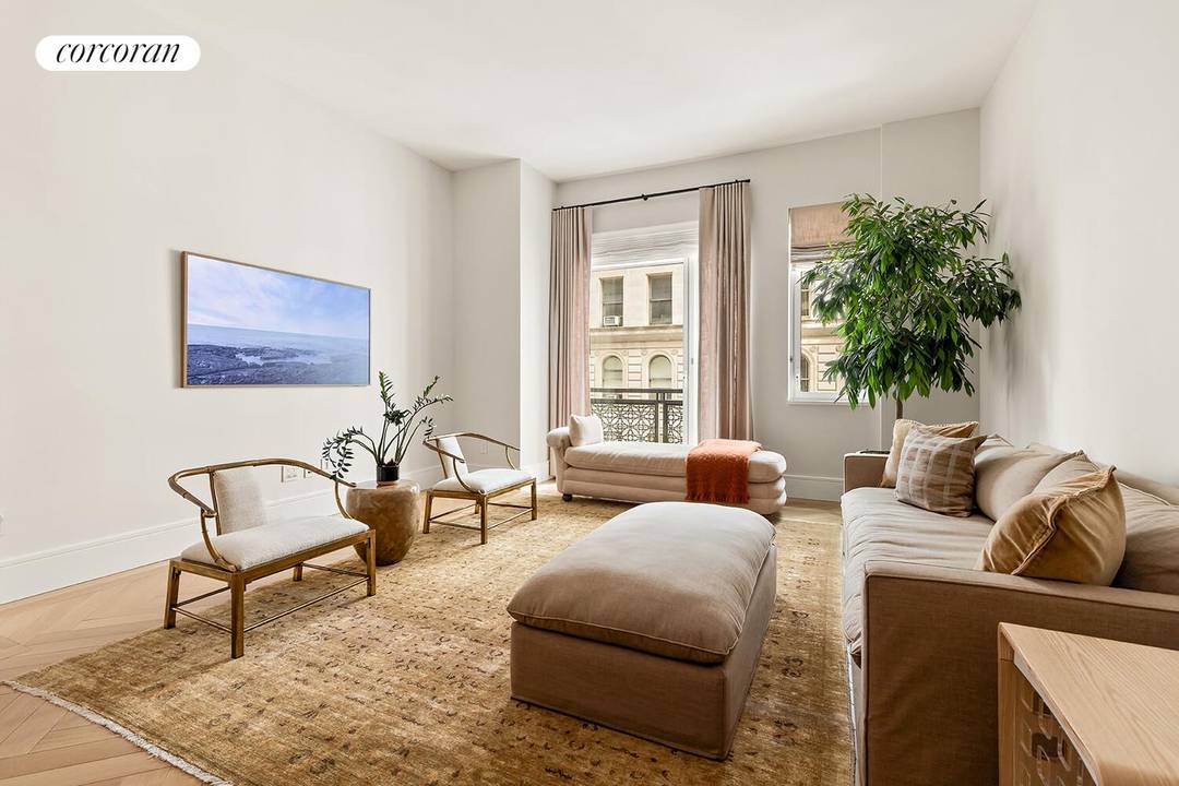 Located at 78th Street and West End Avenue, this spacious two bedroom, two bathroom residence covers 1, 567 square feet and features impressive 10' 6 ceilings, elegant herringbone oak floors, ...