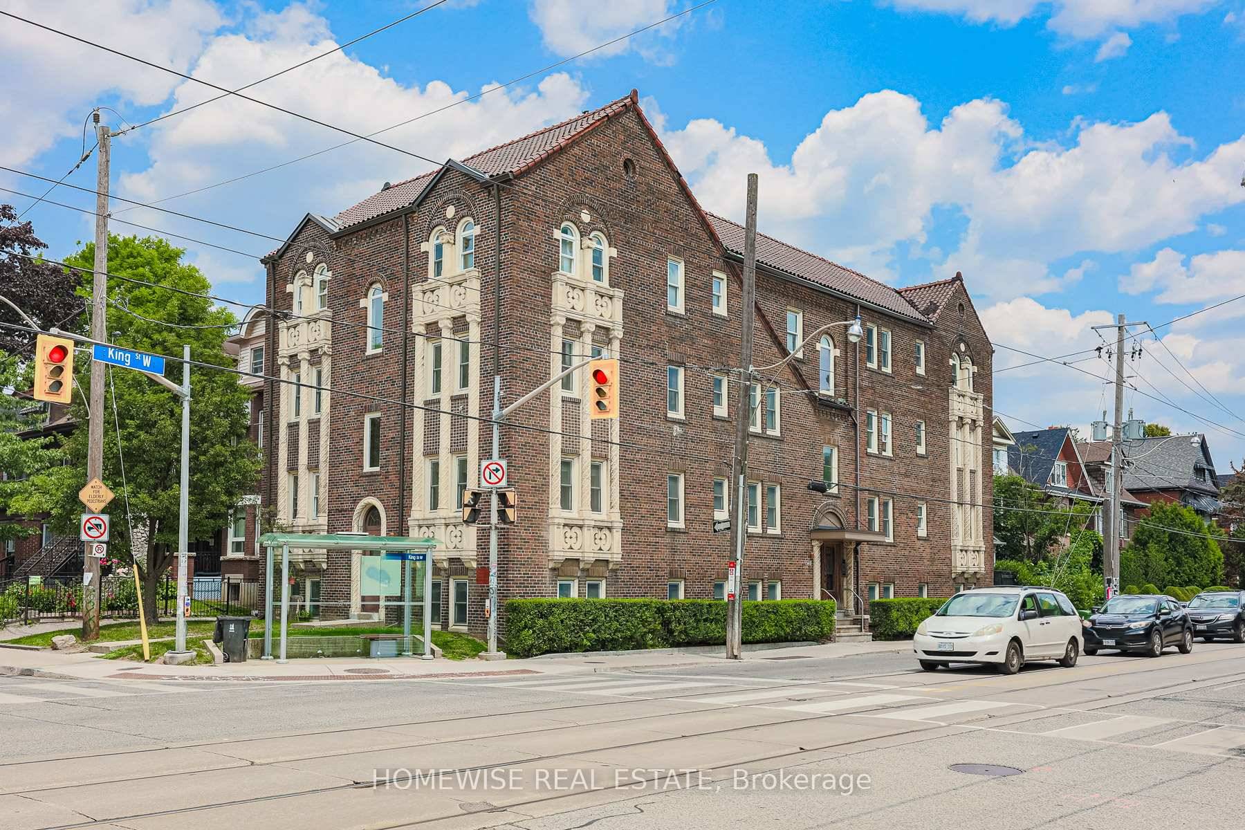 Newly updated One Bedroom Suite With Large Windows on the top floor of a quaint building in Parkdale.