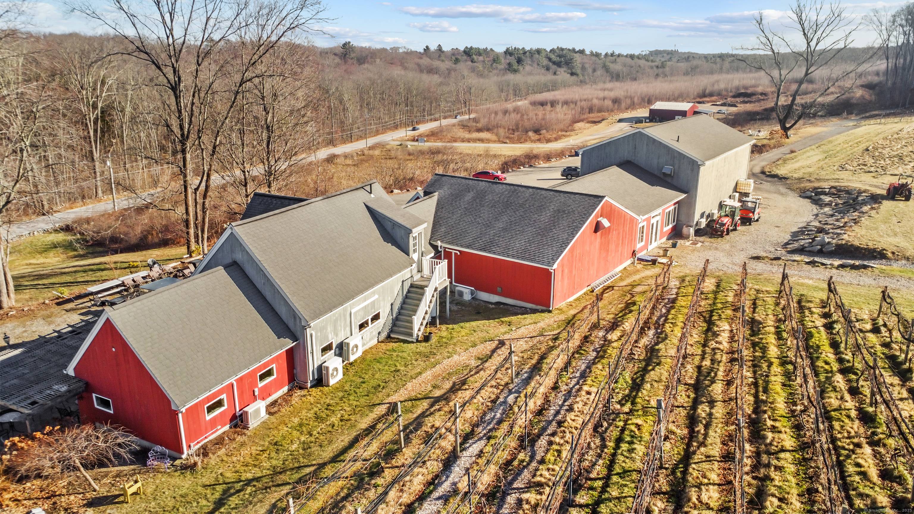Taylor Brooke Vineyard, Winery, Brewery, and Residence presents a rare opportunity to acquire a thriving, turn key business set on 43 picturesque acres in Woodstock, Connecticut.