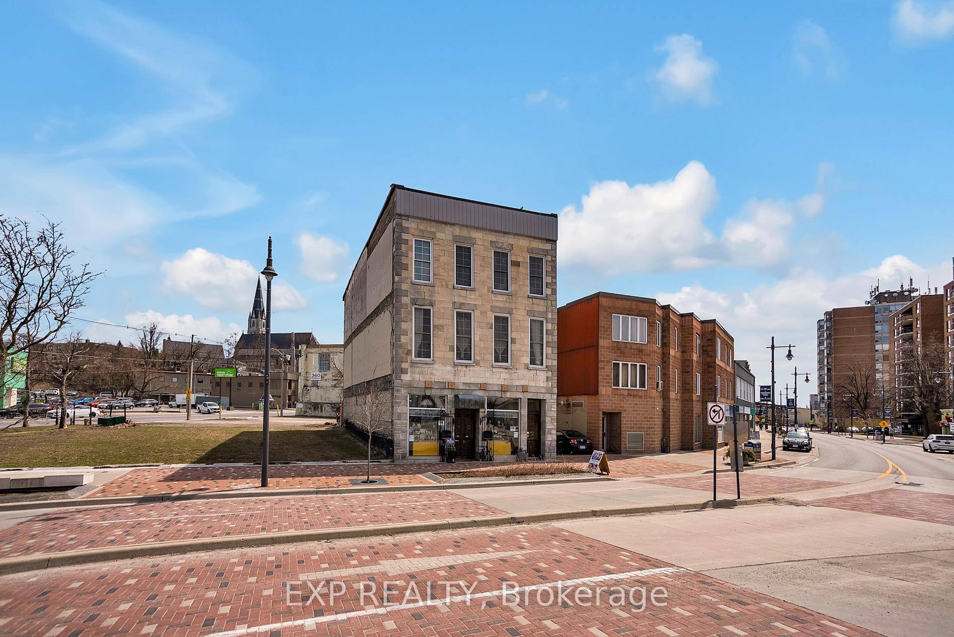 Discover unparalleled elegance in this 2 bedroom, 1 bath residential condo unit in the iconic Marble Hall, a striking 1857 landmark in downtown Belleville.