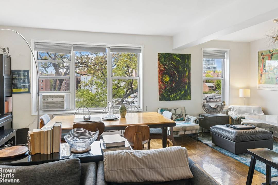 Welcome to Apartment 8L at Trafalgar House, a beautifully renovated top floor, two bedroom, two bath residence in the heart of Riverdale just down the way from artisanal coffee shops ...