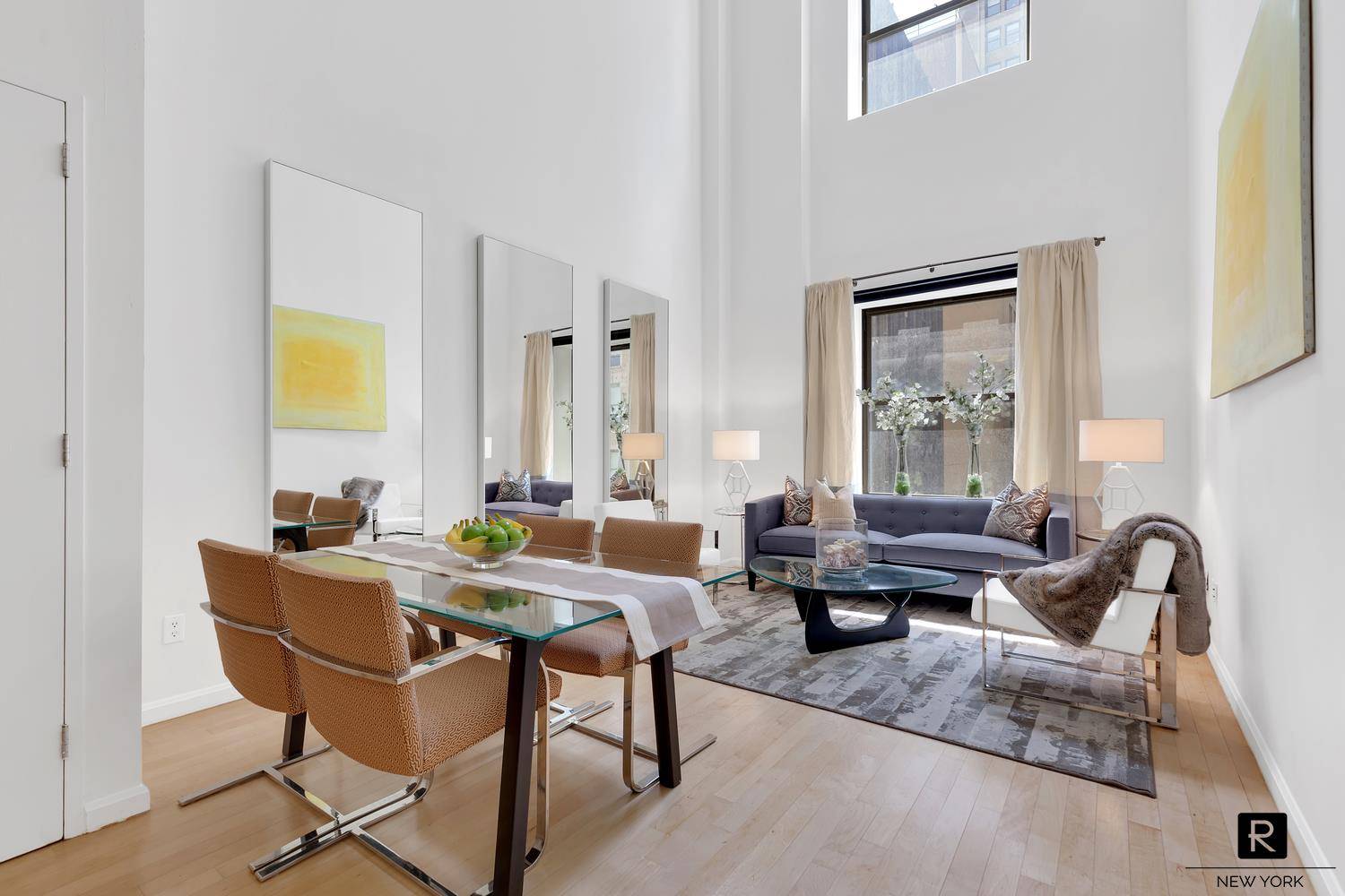 This unique loft with soaring 20 ft ceilings and over 1, 000 square feet awaits you at the Downtown Club.