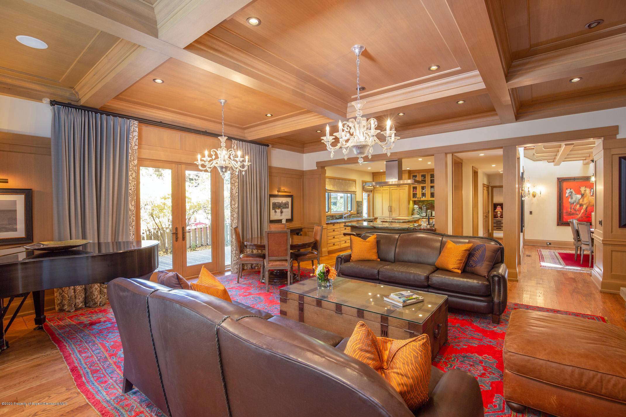 This centrally located, gorgeous Aspen home has been completely remodeled with exquisite finishes and details throughout.