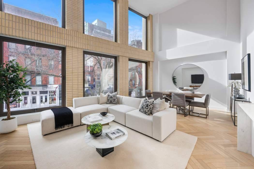 Enter the private keyed elevator that opens into this never been lived, brand new, custom upgraded 2 3 Bedroom, 2.