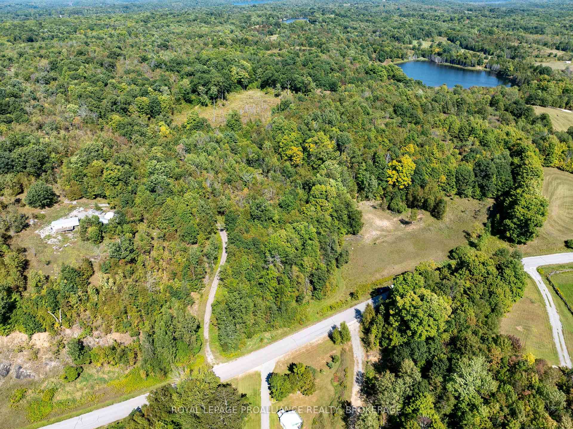 Vacant land parcel near Bobs Lake with 5 acres of land and 279 feet of road frontage along the north side of Crozier Road.