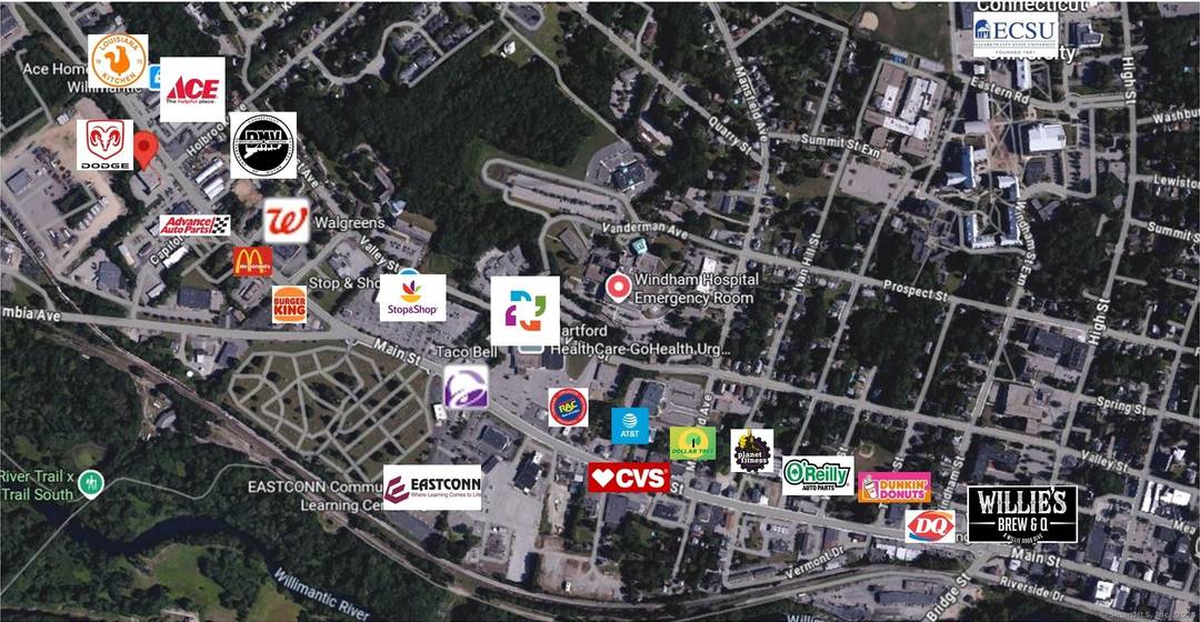 14, 027 SF centrally located retail office building on Route 32 W.