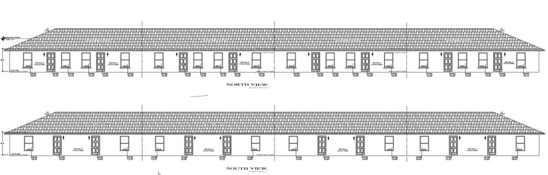 Brand New Construction Quadplex featuring four spacious units, each offering 4 bedrooms and 2 bathrooms a total of 16 bedrooms and 8 bathrooms across the entire property.