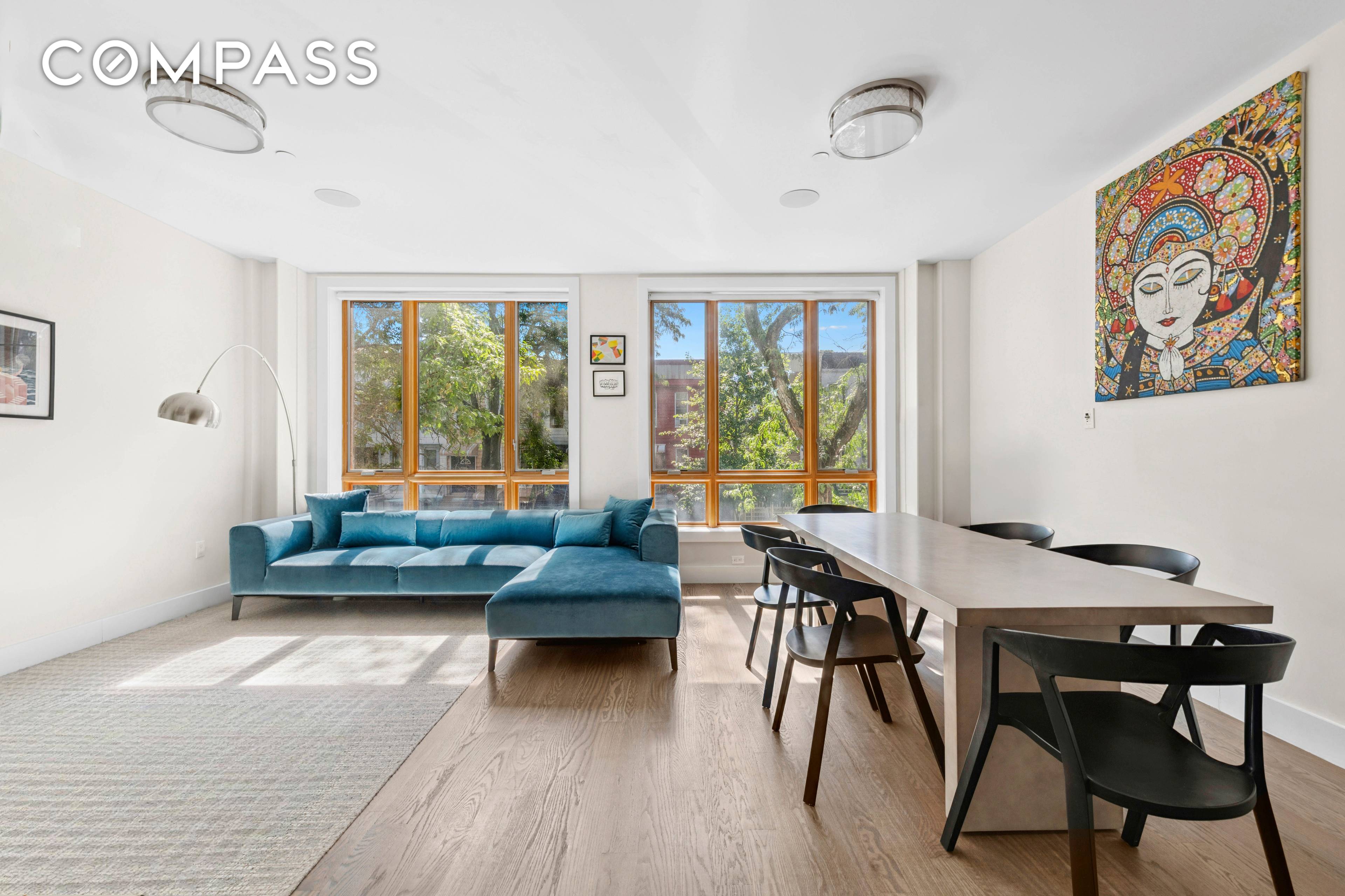 Welcome to 1189 Jefferson Avenue 2, a thoughtfully designed two bedroom, one bathroom home offering 919 sqft of modern living, on a beautiful, quiet tree lined block in Bushwick.