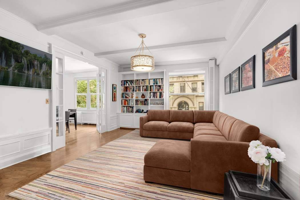 Experience timeless elegance in this exquisite Classic Six apartment at The Barrington, a pre war condo on a prime block of the Upper West Side.