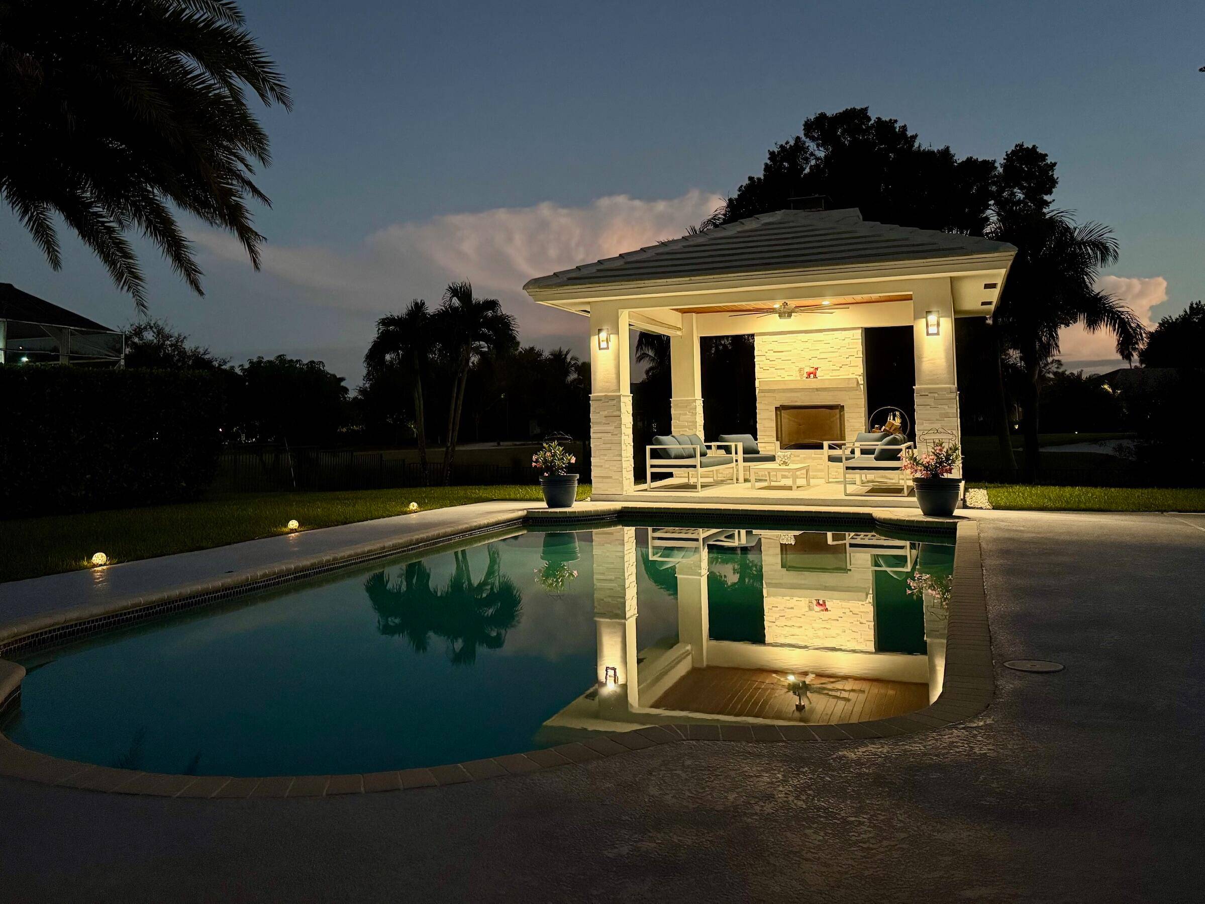 Stunning pool home with spectacular views.