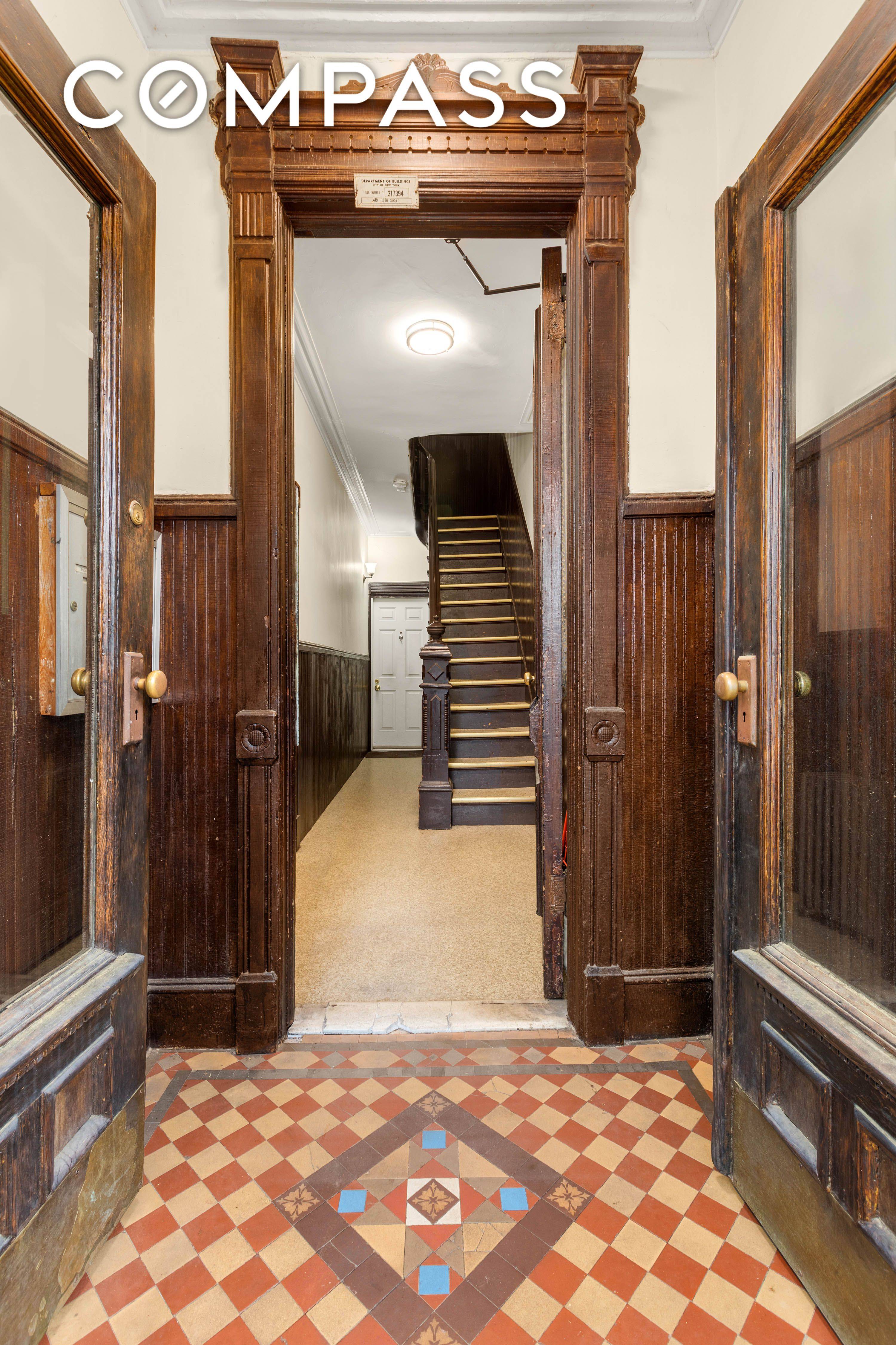 Built in 1889 by F amp ; W Corrigan, 449 11th Street is an elegant brick 3 family townhouse nestled in the middle of a quiet, low traffic, tree lined ...