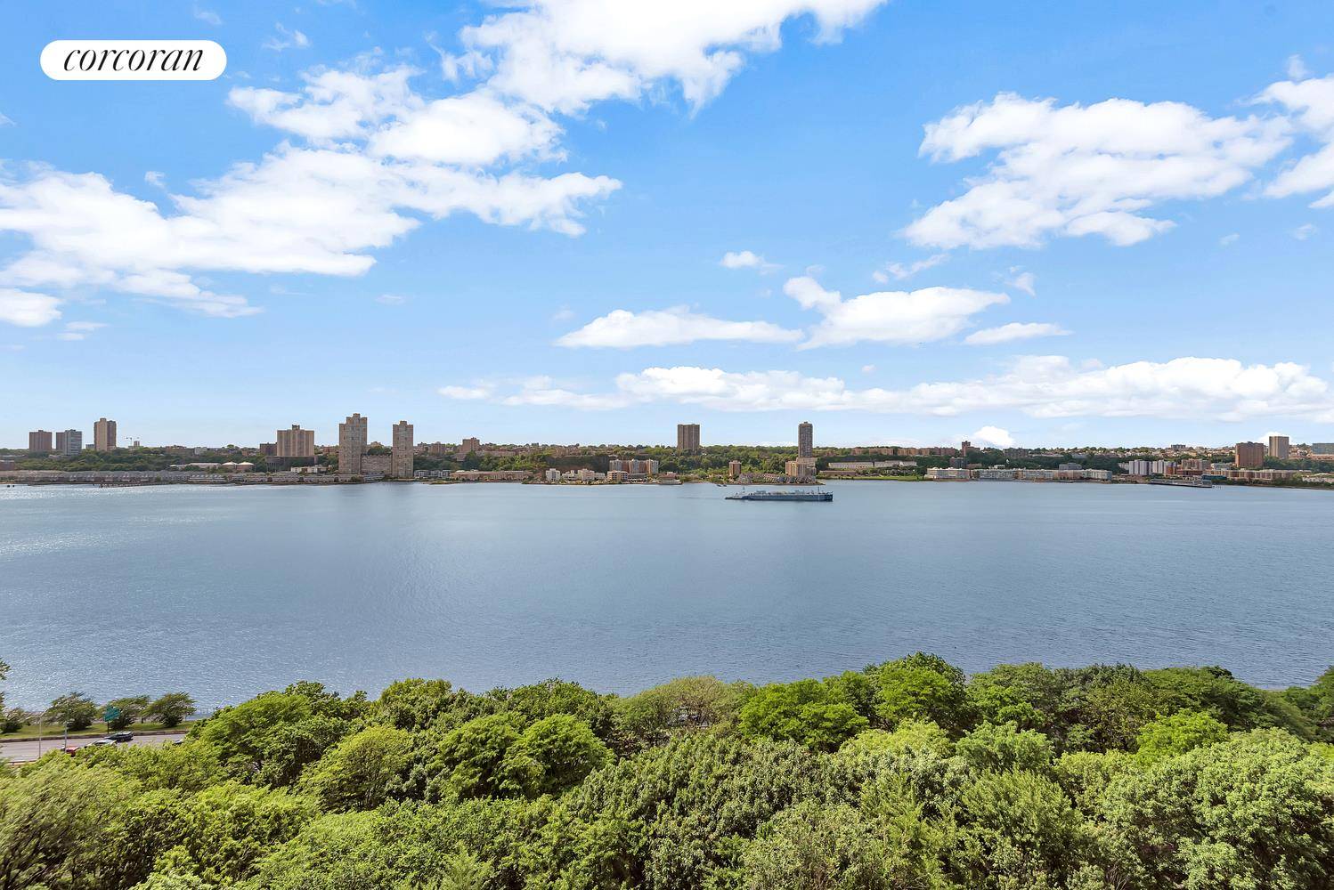 Apartment 12B is a extraordinary, sun filled mint 9 room Hudson River view home high atop the city and perfectly positioned across from Riverside Park.