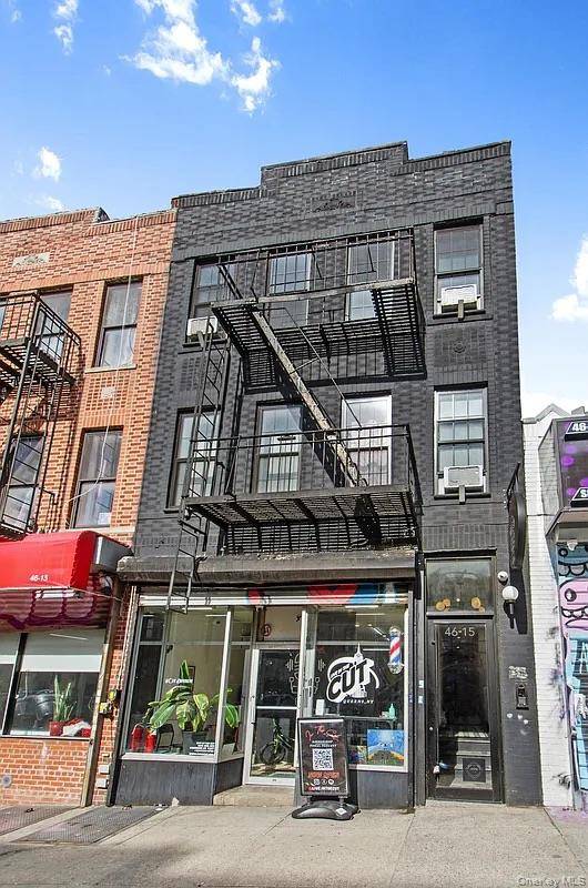 Offered for sale is a well maintained mixed use building located at 46 15 48th Avenue in Woodside, Queens.