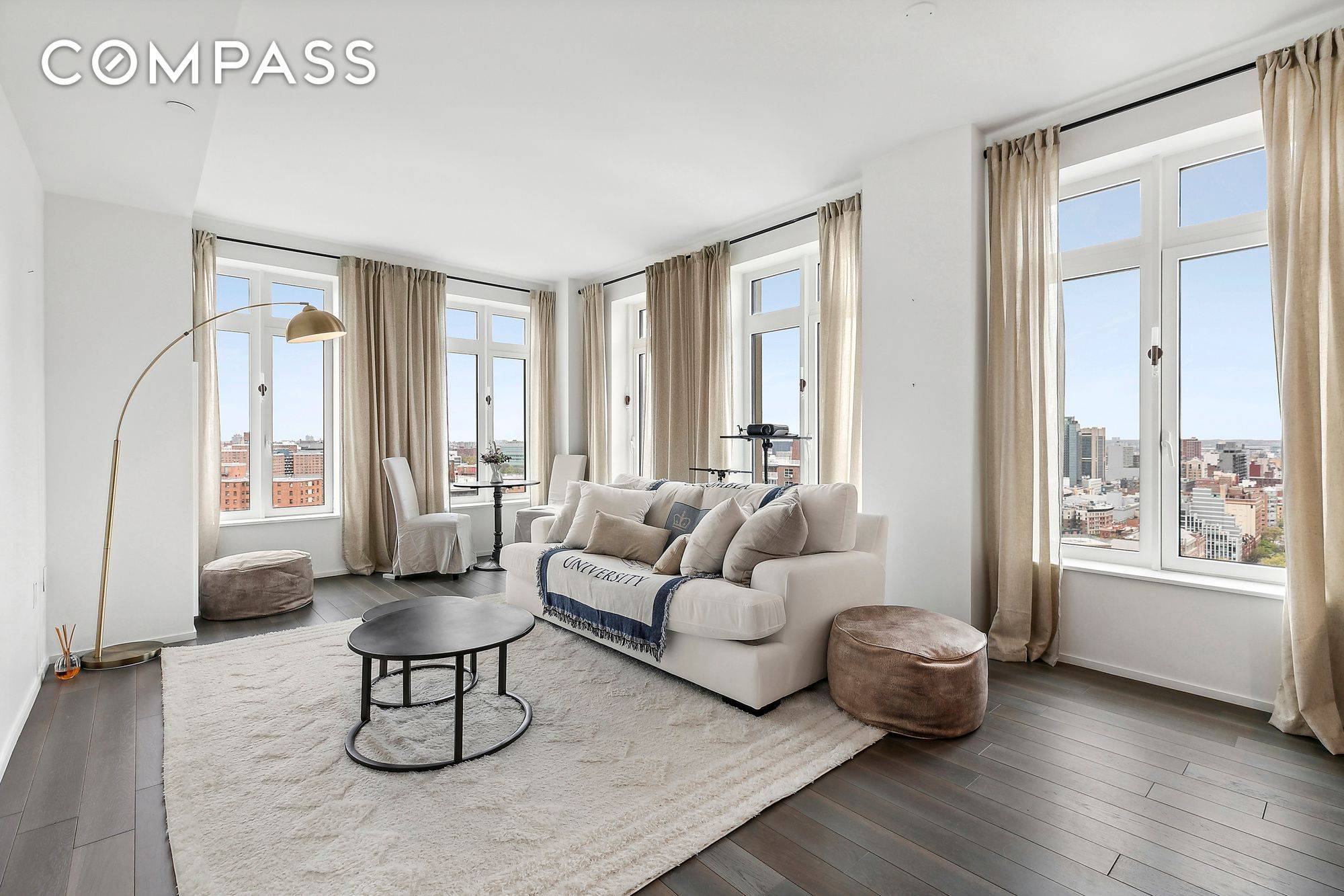 Spacious corner 2BR 2BATH in the coveted Vandewater with open eastern views.
