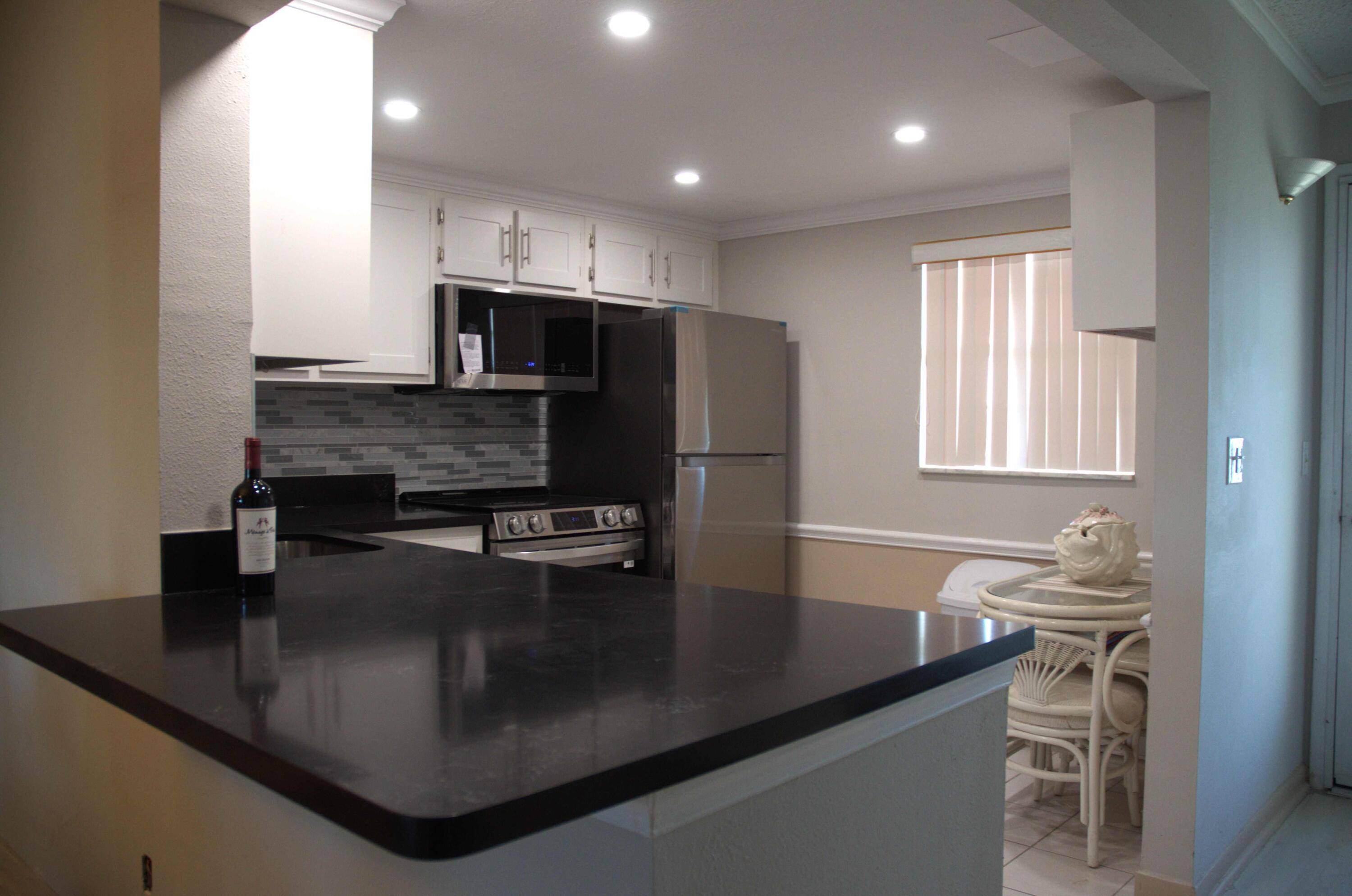 New kitchen and appliances.