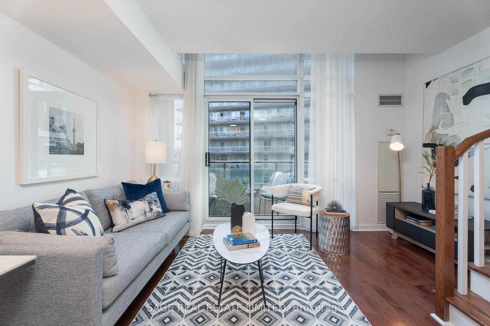 Experience contemporary city living in this rare 2 level loft style condo that seamlessly blends style and function.
