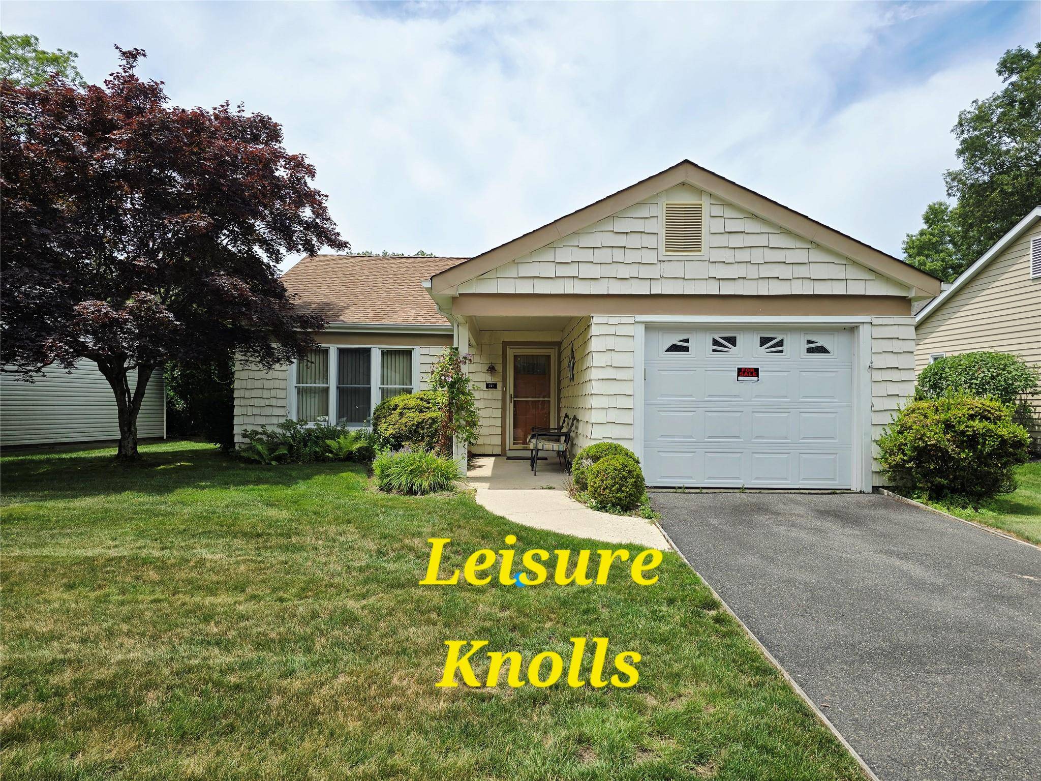 Welcome to easy living in the highly sought after Leisure Knolls, a 55 gated community in Ridge, NY.