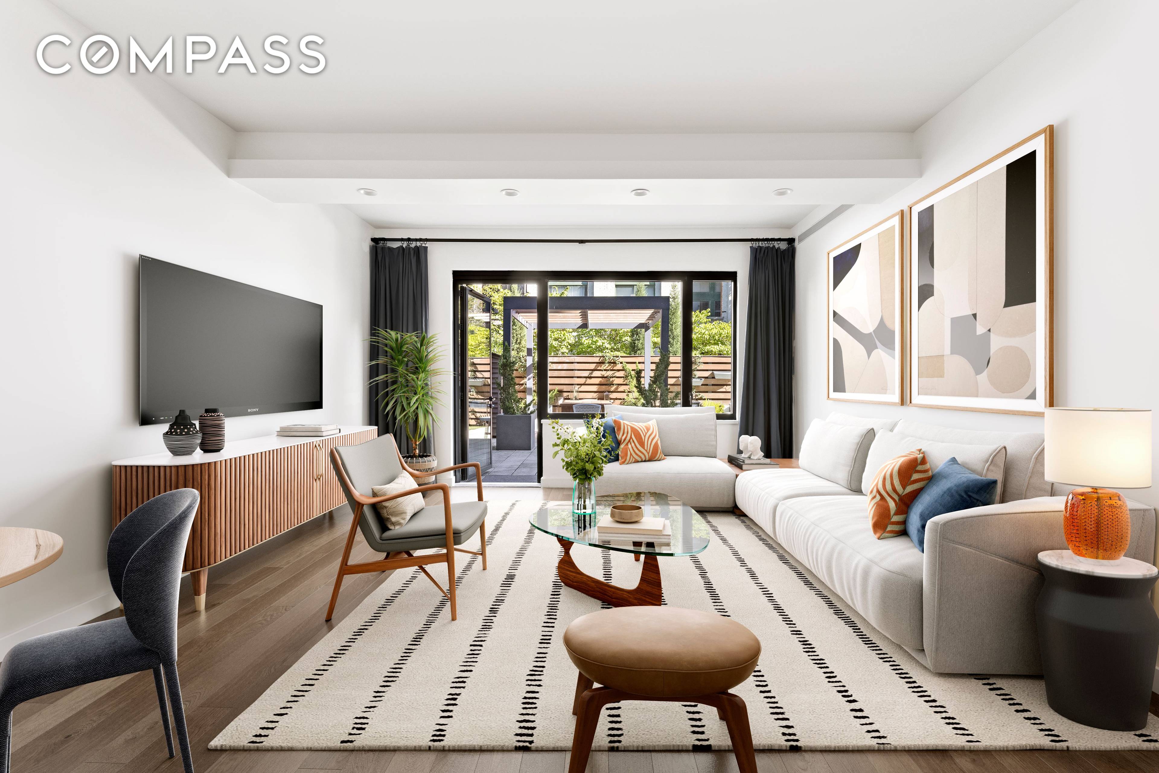 TOWNHOUSE LIKE living with condo amenities, this rare property offers a seamless marriage of indoor outdoor living across two full floors of living space that open directly into a sprawling ...