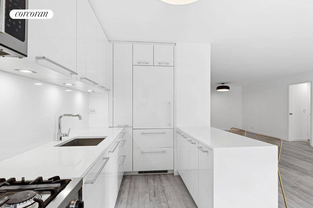 Designer Curated One Bedroom with Home Office at The Stewart House Greenwich Village Welcome to this expansive, sun drenched, fully renovated one bedroom residence with a dedicated home office, located ...