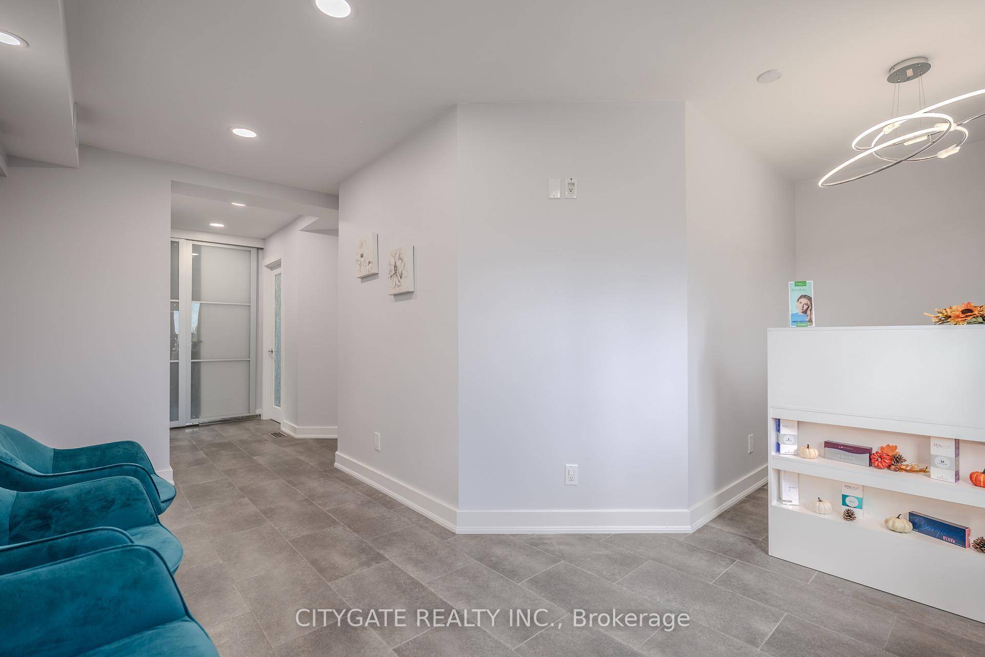 Private commercial office room within a newly renovated professional cosmetic clinic.