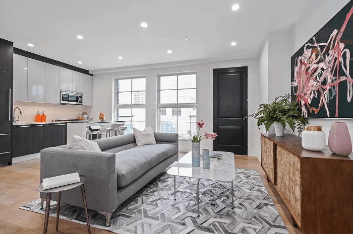 Modern Comfort Meets Brooklyn Charm at The Huntington Welcome to Residence 1E at The Huntington a beautifully designed 3 bedroom, 2 bath home offering the perfect blend of contemporary luxury ...