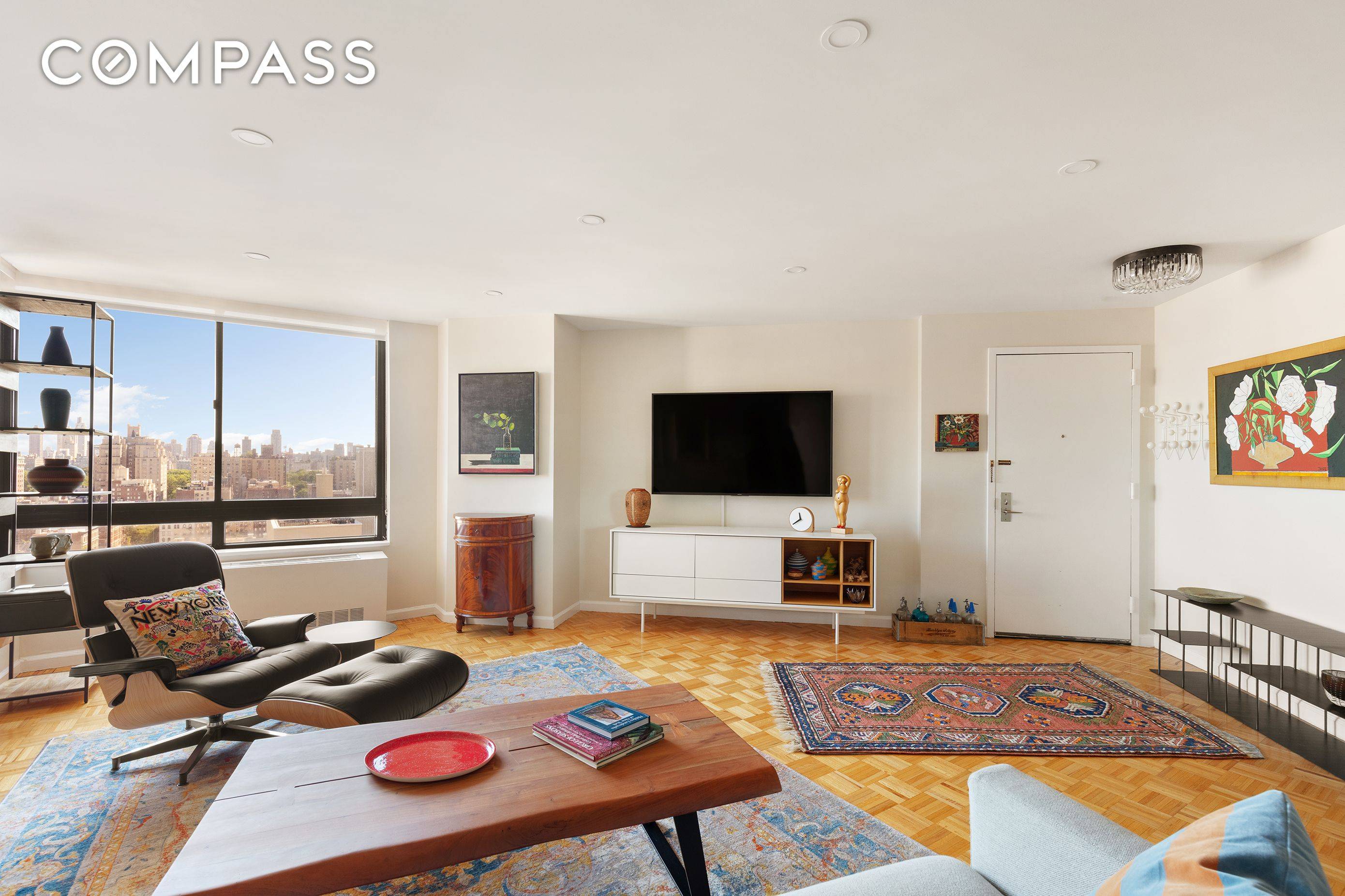 Welcome home to this spacious, bright, and beautifully renovated 1 bedroom condo with wide open Upper West Side views.