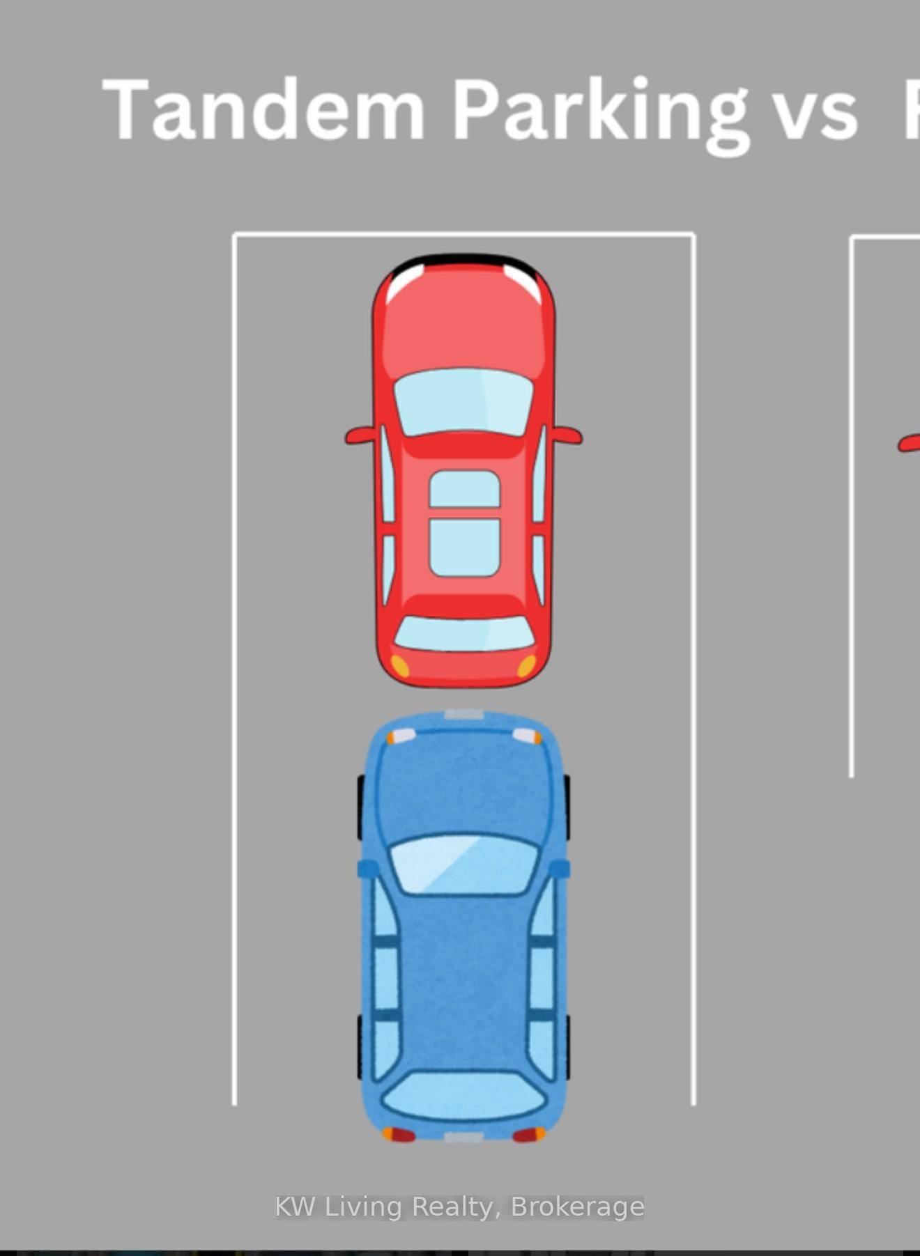 Tandem Parking spot for 2 Car in P1 for immediate occupancy.