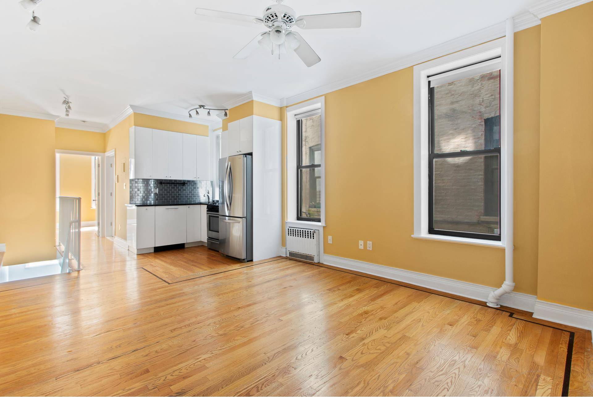 No. 3 is a duplex with private garden in a boutique condominium conversion, 466 15th Street, located just 1 2 block from Prospect Park.