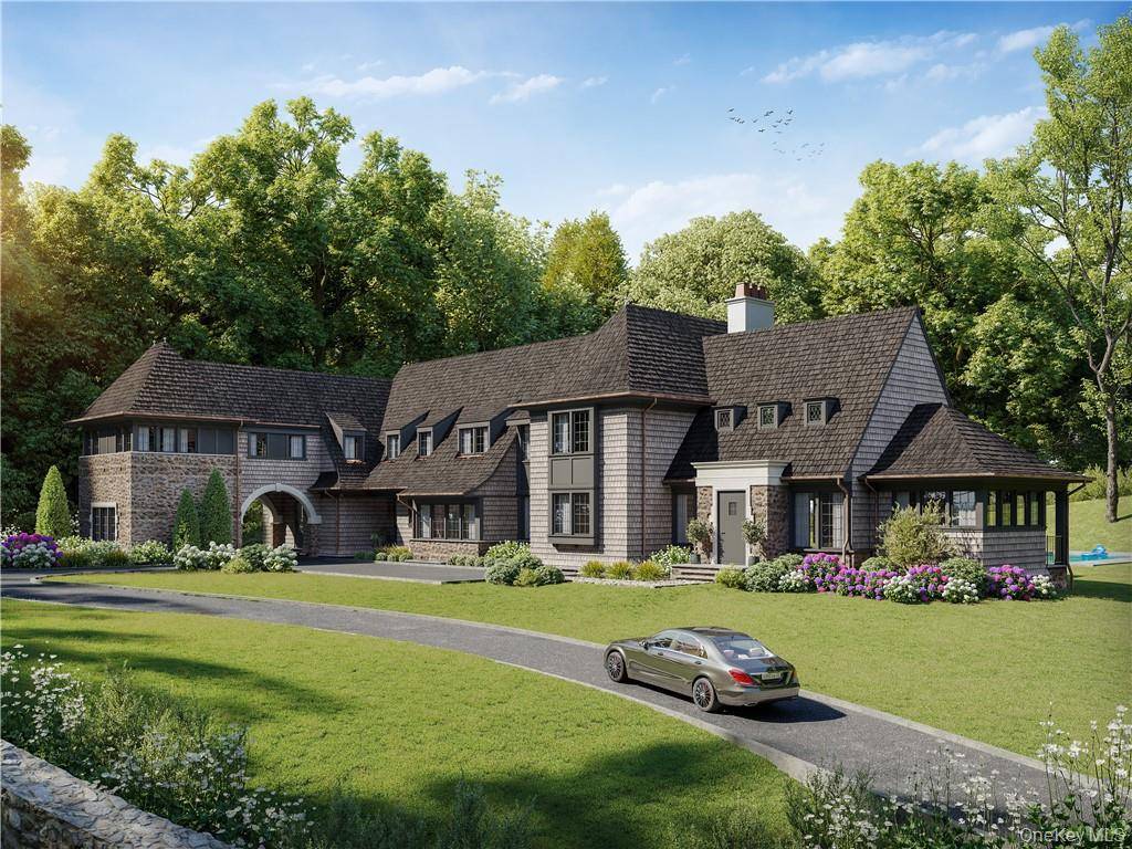Over 3 Acres of land for sale in the city of Rye with plans to build over 10, 000 square foot home designed by Crozier Gedney Architects.