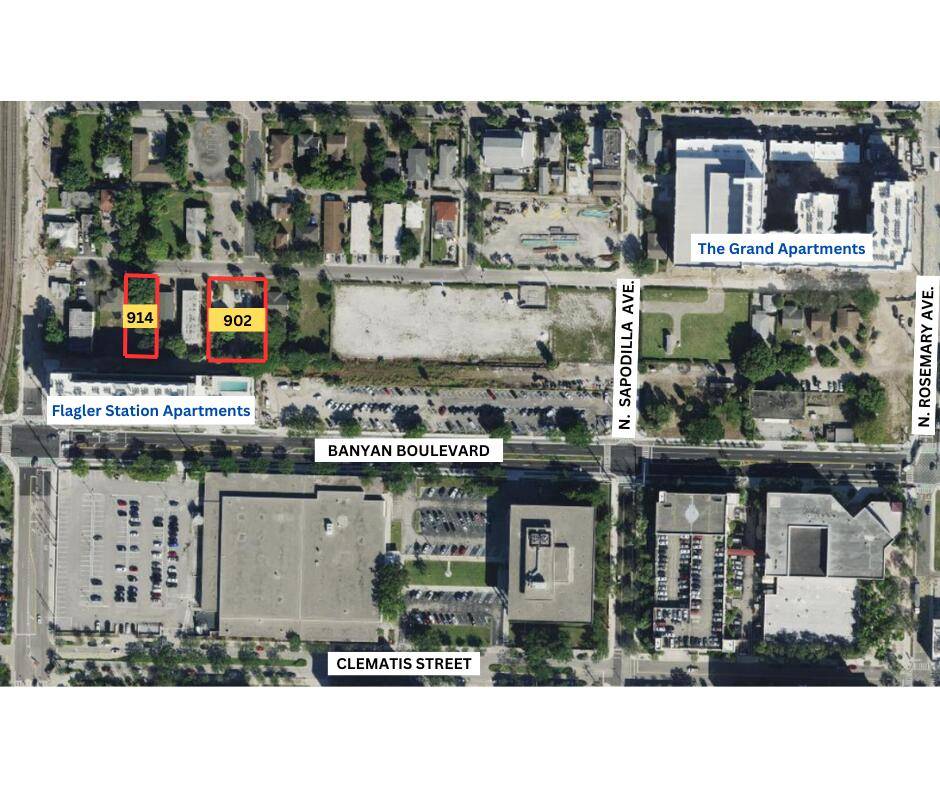 PRIME vacant land opportunity in a fantastic location of ever growing Downtown West Palm Beach, the new ''Wall Street South''.