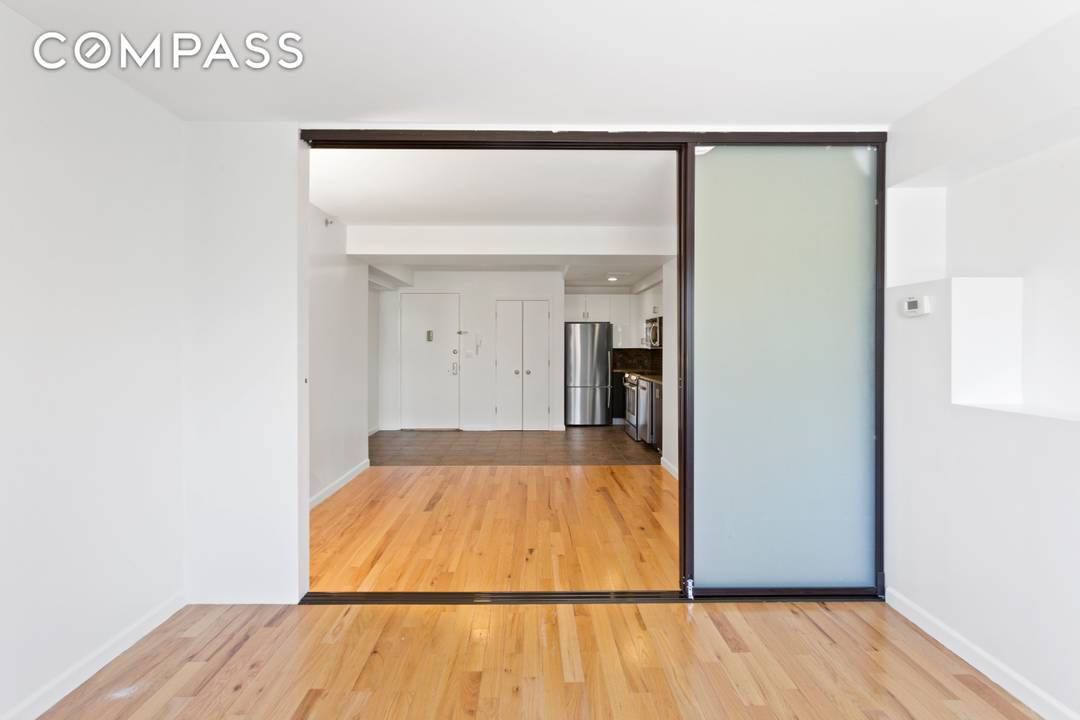 First Showings after Memorial Day Sunday, May 31st 12pm 1pm By Appointment Only This spacious and bright west facing apartment was originally laid out as a huge 1 bedroom.