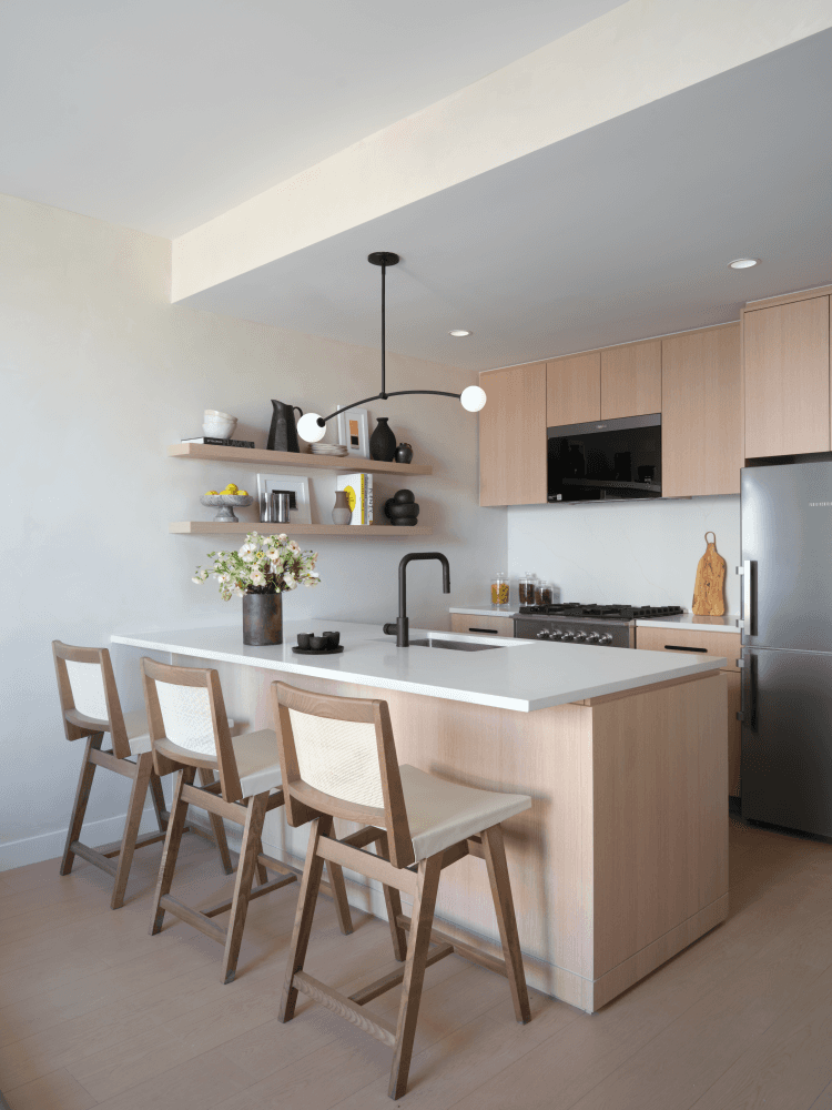 Spacious One Bedroom with separate Home Office Alcove and stunning natural light located directly on the East River waterfront.