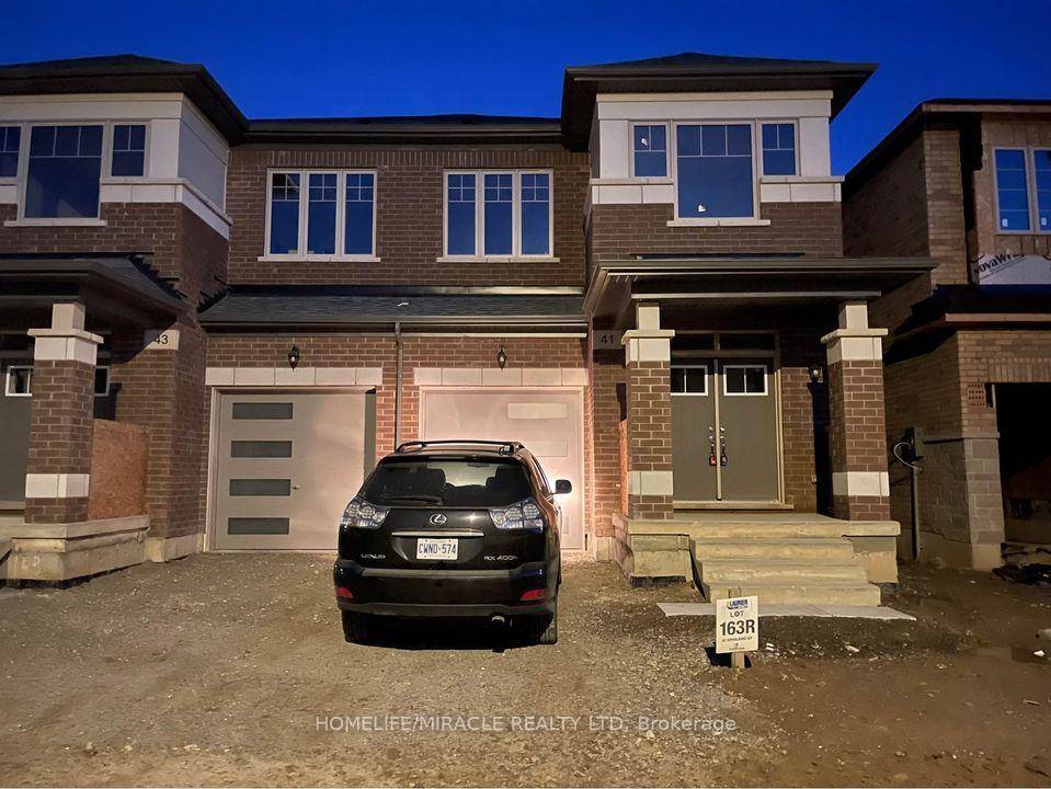 Beautiful 3 years old property with 9 ft ceilings, modern fireplace and open concept family room.