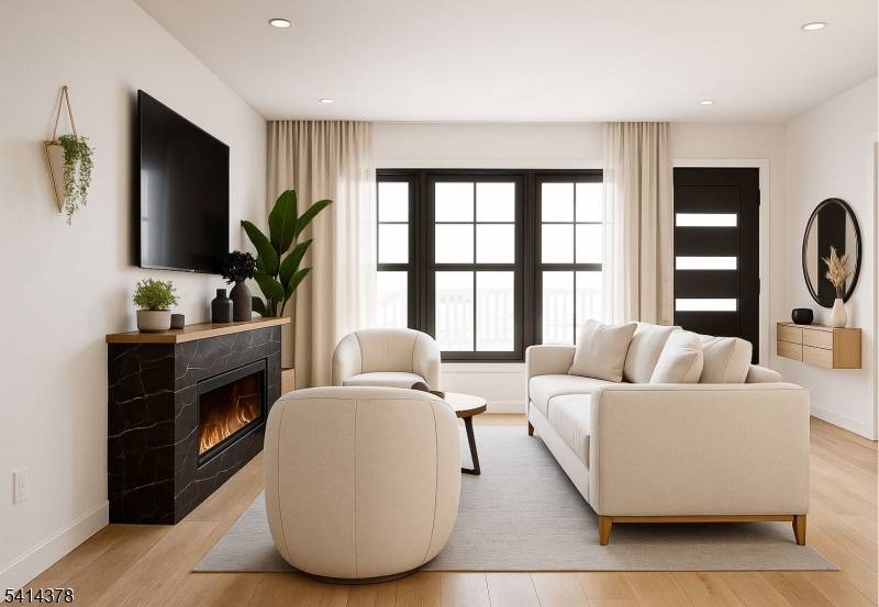 Newly built north facing home with 9 foot ceilings, a first floor bedroom and full bath, and approximately 5 minutes to NJ Transit with direct NYC routes.