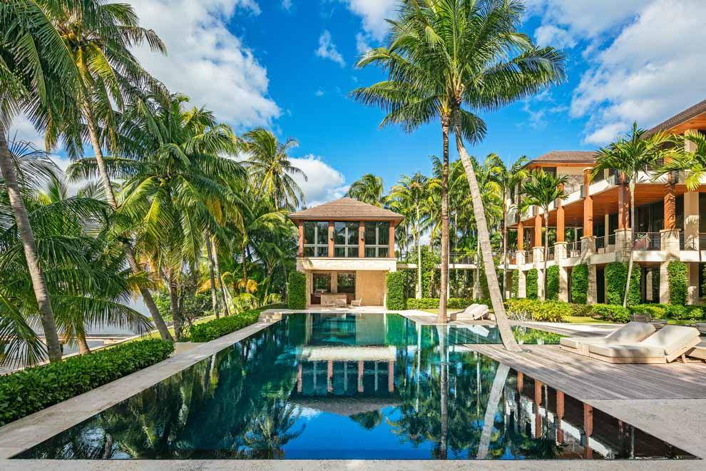 Located in Manalapan, Florida this ocean to Intracoastal compound is situated on 1.