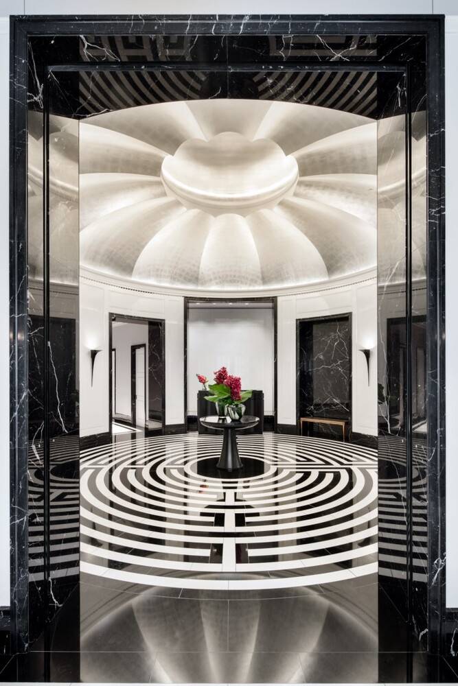 Welcome to your dream home in the sky at Four Seasons Residences 30 Park Place, Unit 57B a breathtakingly elegant condominium nestled among the stars in the heart of Tribeca.