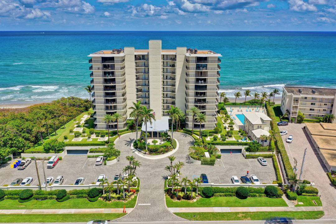 Exquisitely Remodeled, Oceanfront 3 Bedroom 2 Bath Condo in Highly Desirable Tequesta Towers on Jupiter Island.