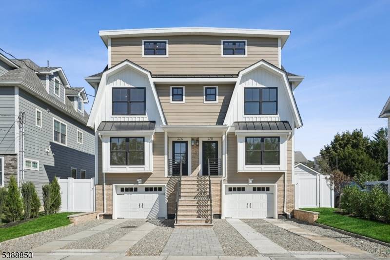 2025 new construction townhome near Downtown Millburn by Thomas Baio, AIA and SEE Developers.