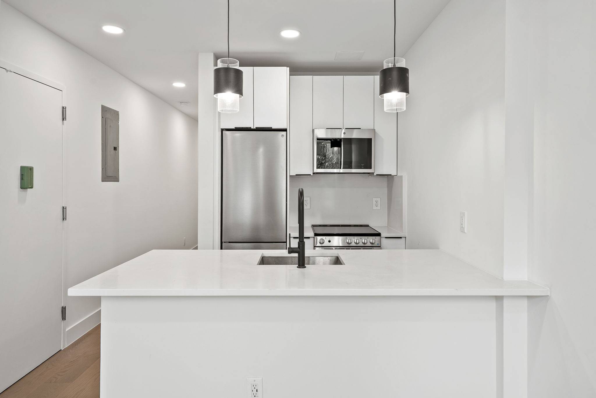 This two bedroom, two bathroom multi family rental in Prospect Heights offers urban convenience and residential appeal.