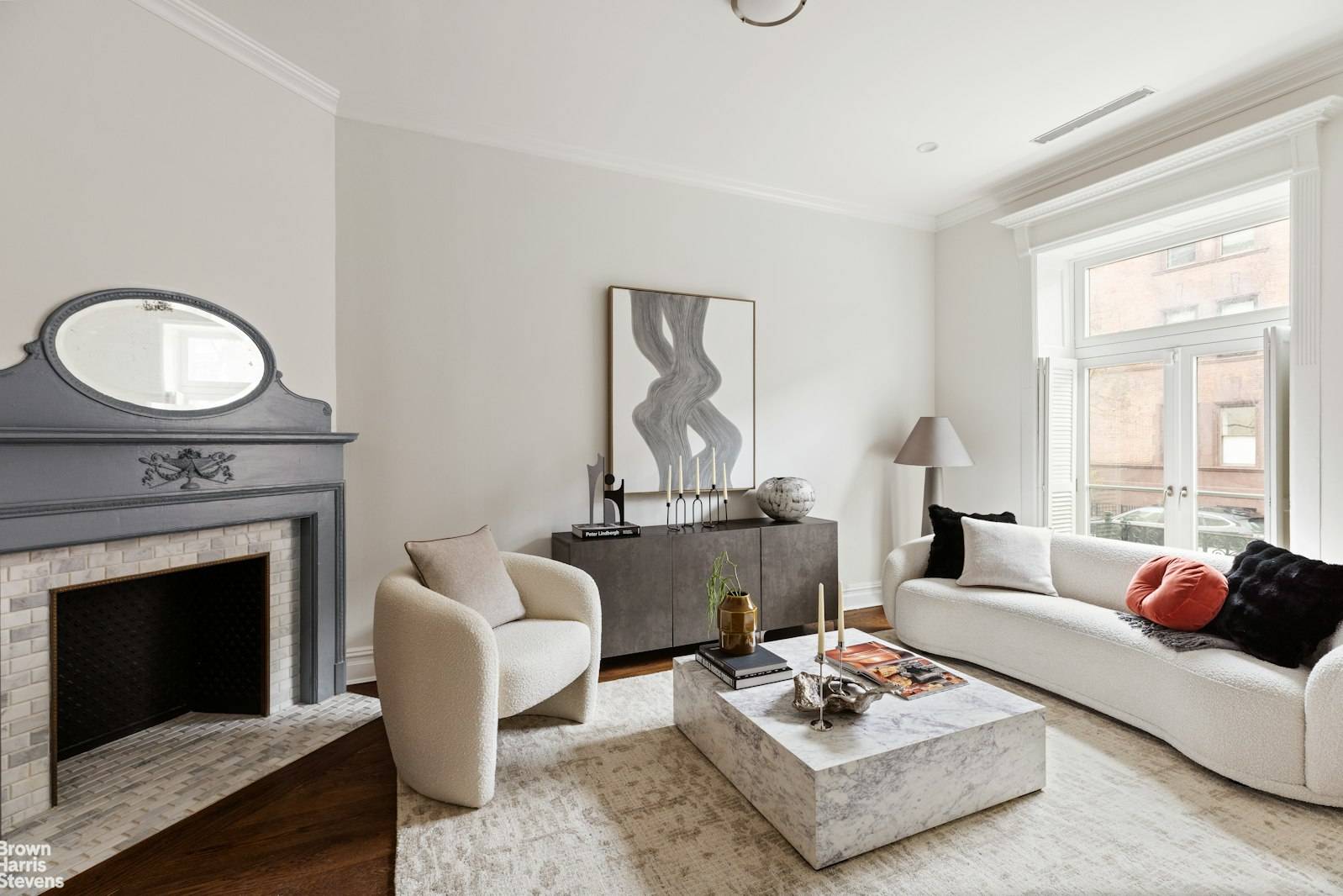 This beautifully reimagined Striver's Row brownstone seamlessly blends classic elegance with contemporary luxury, offering an unrivaled living experience.
