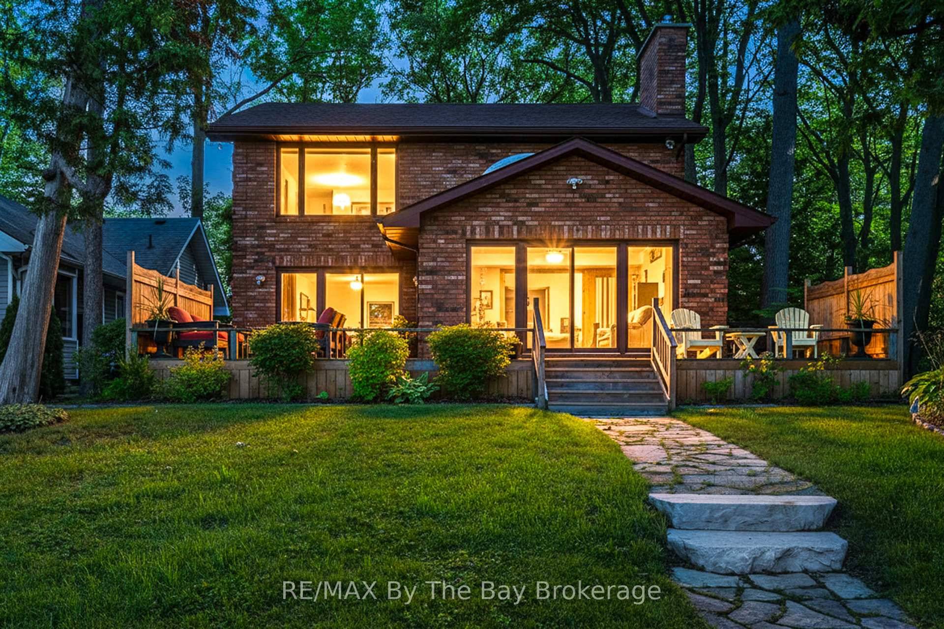 Perched majestically on the stunning shores of Georgian Bay this unique 4 bedroom custom built All Bick home is calling your name.
