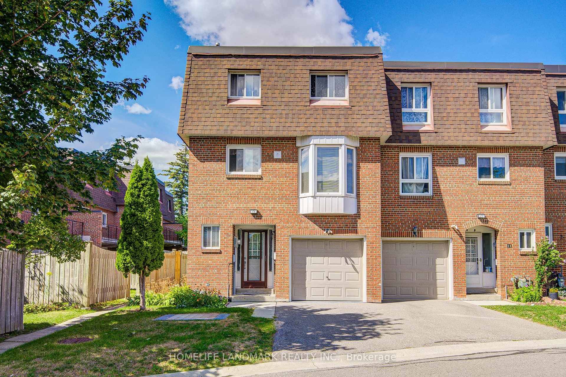 Meticulously maintained end unit condo townhouse.
