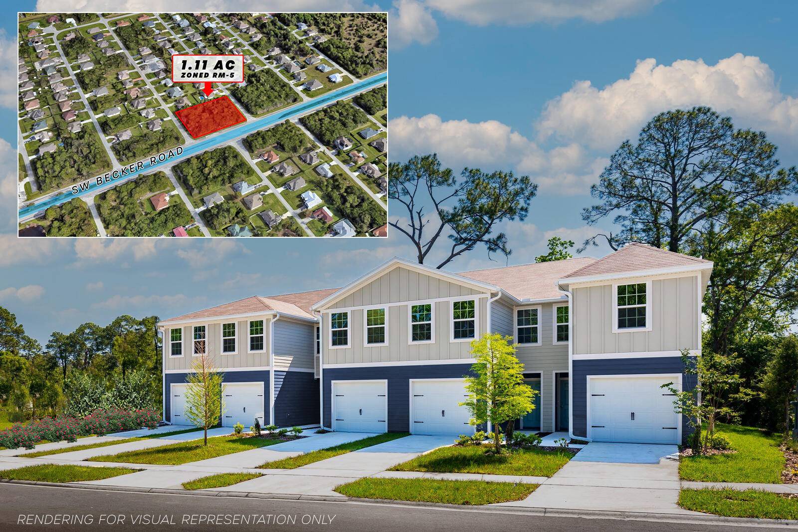 One of the last few remaining residential zoned vacant land in the immediate area accessible via SW Becker Road.