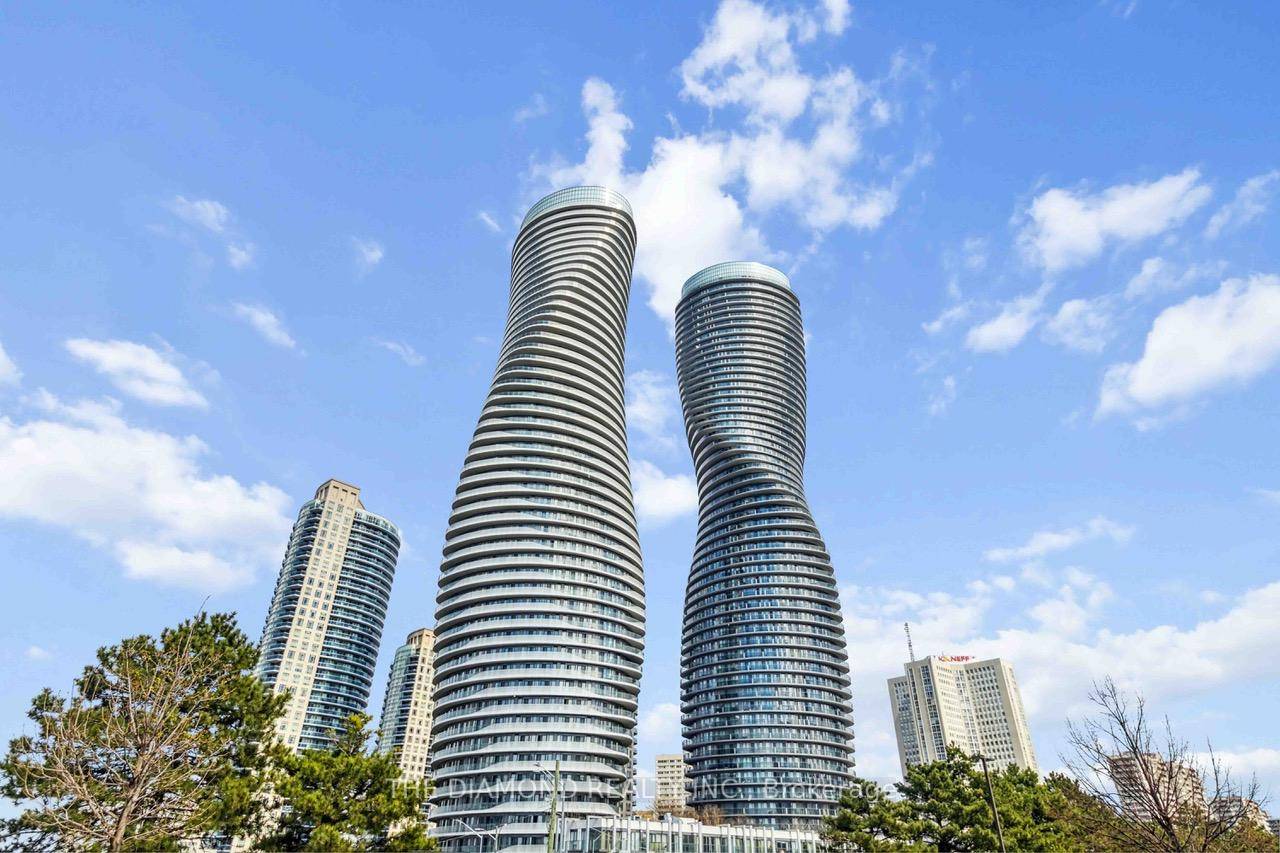 Fully FURNISHED 2 Bedroom Executive Suite, in iconic 50 Absolute Ave, one of a pair of the most recognized buildings in the world nicknamed The Marilyn Bldgs.